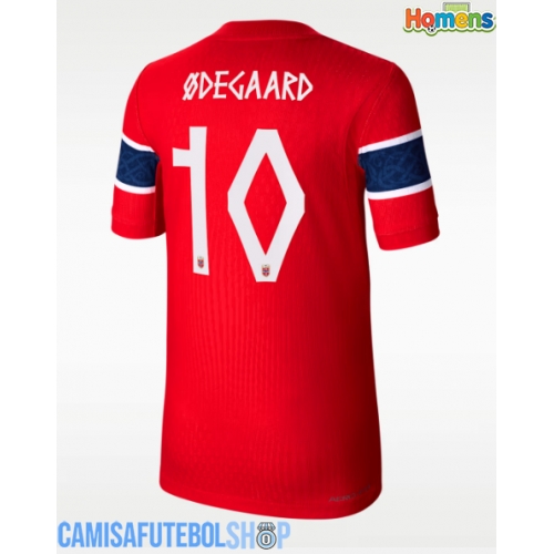 Camisa de time de futebol Noruega Martin Odegaard #10 Replicas 1º Equipamento Mundo 2026 Manga Curta